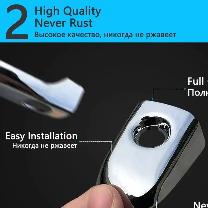 Couvercle de poignées de porte de voiture, accessoires pour citroën C3 MK3 2017 ~ 2023 2022, décoration extérieure anti-rayures, accessoires de voiture antirouille