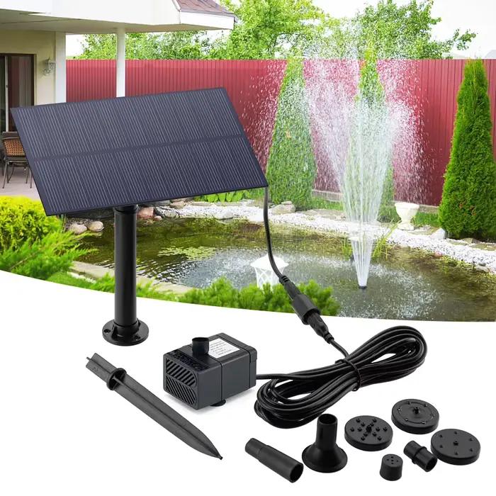 Pompe à eau solaire 10W 5V avec piquet