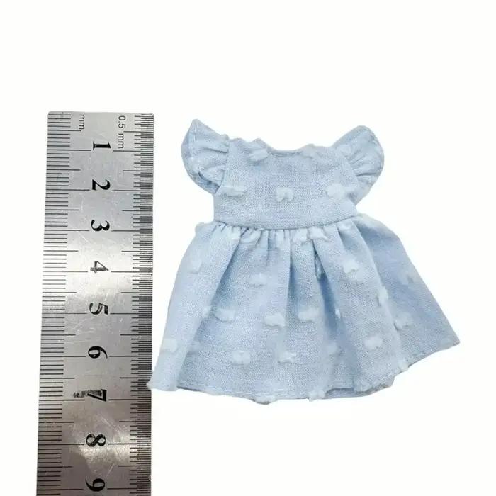 Robes à pois faites à la main pour poupées, vêtements multi-styles, hauts, jupes, accessoires, tenues sans manches pour poupées