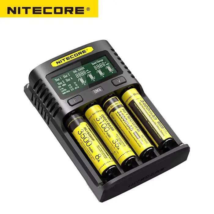 Nitecore – chargeur USB UM4 à quatre fentes QC