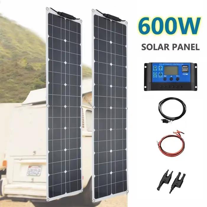 Kit de panneaux solaires flexibles 600W 300W