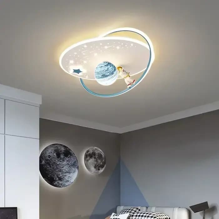Dessin animé enfants plafonnier moderne LED Lustre enfants chambre lumière décoration de la maison fille garçon chambre Lustre luminaire