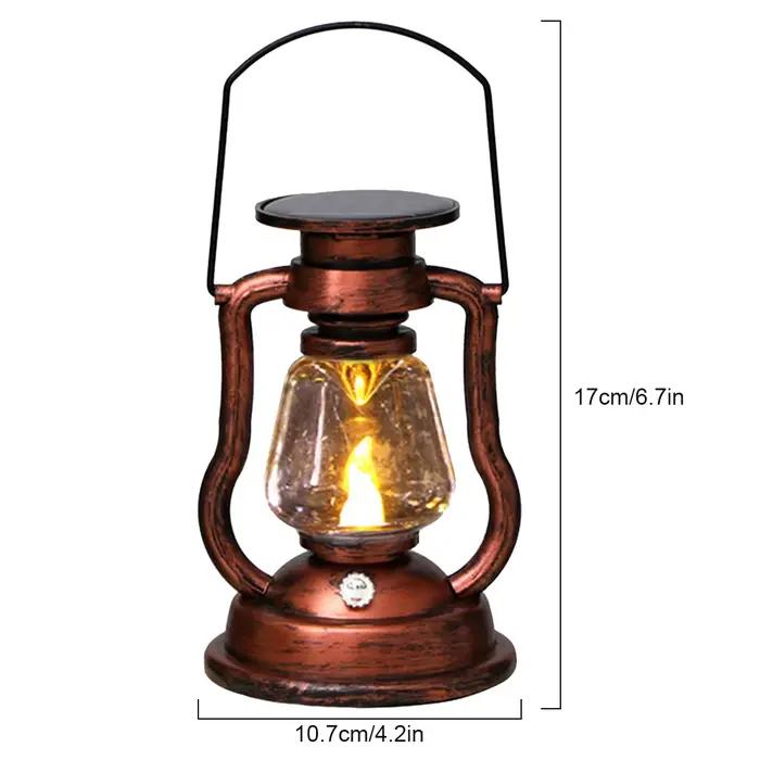 Lampe solaire LED rétro everso en plastique avec effet scintillant pour éclairage extérieur et décoration de jardin occasions spéciales