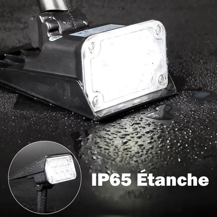 Projecteur solaire réglable conforme à la norme IP65