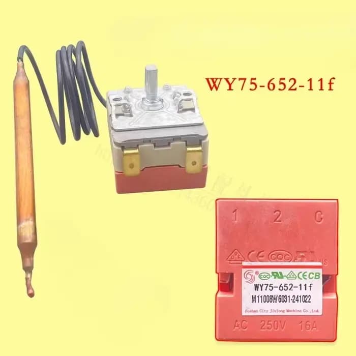 ​ ​ Nouvel accessoire de chauffe-eau électrique: interrupteur de thermostat Jiulong et limiteur de température, 75 ° C Thermorégulateur WY75-652-11F