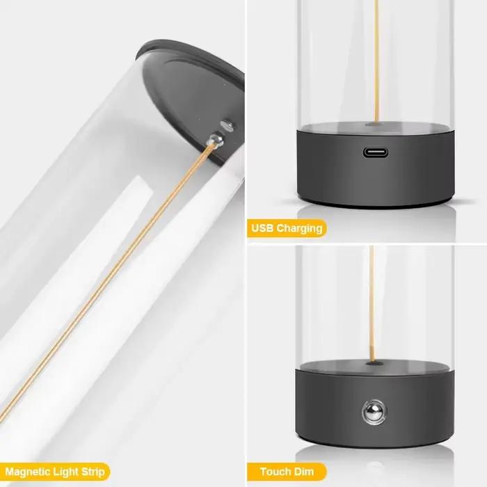 Lampe de table LED portable sans fil aste