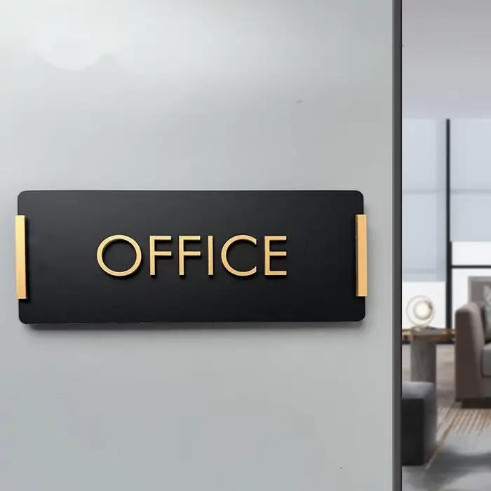 Panneau de toilettes, signalisation rectangulaire créative, panneau d'avertissement pour non fumer, panneau de rappel chaud