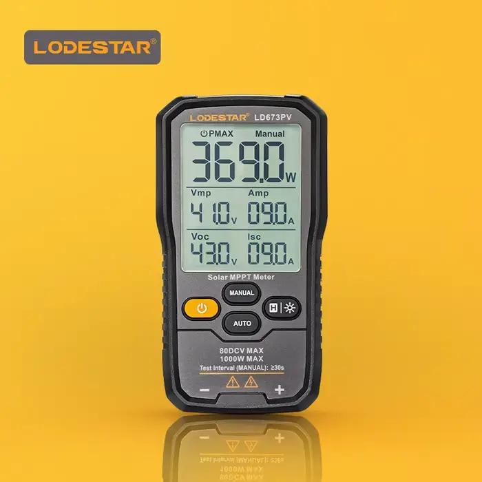 LODESTAR LD673PV Plus compteur MPPT solaire 2000W testeur de panneau photovoltaïque pour suivi de Point d'alimentation maximale Voltag de Circuit ouvert de crête