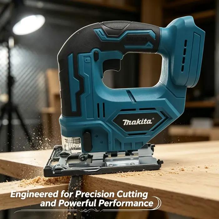 Scie sauteuse électrique sans fil Makita DJV182Z Brushless 18V 340W avec poignée en forme de barillet (sans batterie)