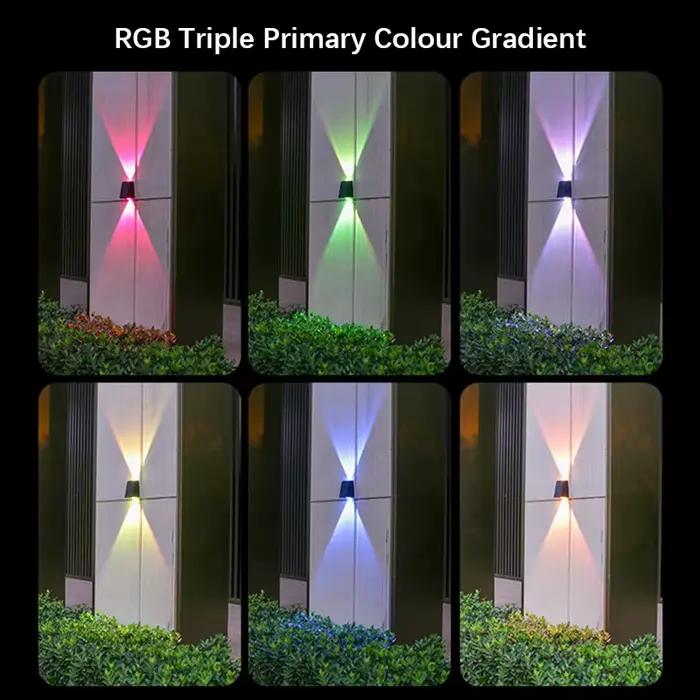 Lampe murale solaire LED Shenzhi Tech, éclairage haut et bas, pour la maison, le jardin, la cour, décoration
