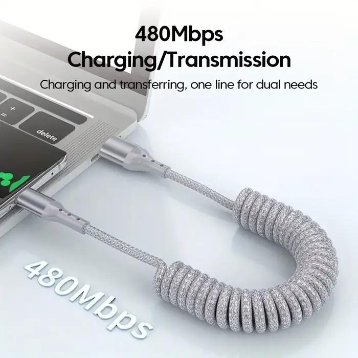 Câble de charge rapide USB 3A pour voiture