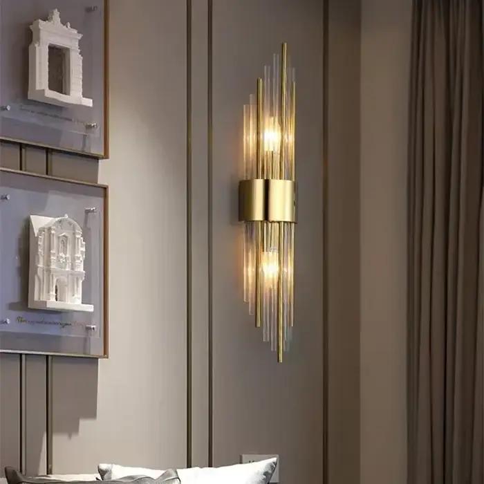 Applique murale de luxe moderne LED or applique murale éclairage intérieur applique murale décor à la maison pour salon chambre chevet escaliers lampes