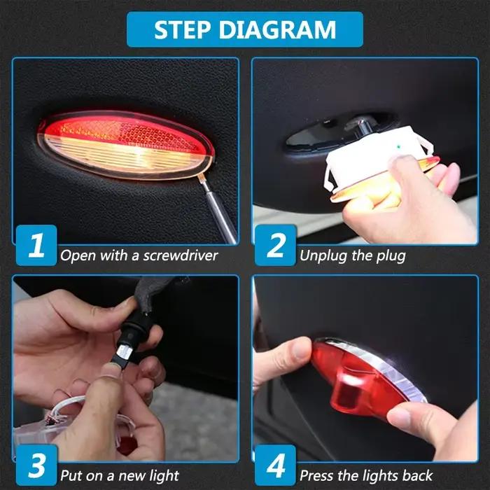 Projecteur de Logo de lumière de porte de voiture LED, lampe d'ombre de bienvenue pour Renault Laguna3 Talisman Captur Magane 3 Koleos Tuning Latitude Duster