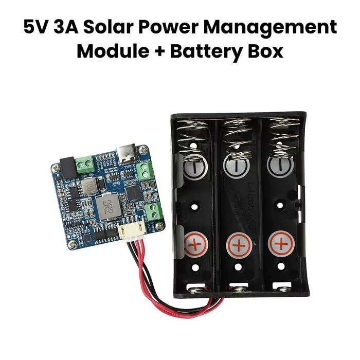 Module de gestion d'énergie solaire D pour Arduino/Jetson/Raspberry Pi