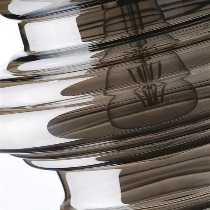 Lampe industrielle en verre de gallon à Grain d'eau, design italien, luminaire suspendu pour salle à manger, escalier, cuisine, îlot