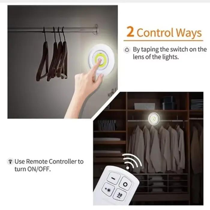 Lumière LED sans fil avec télécommande