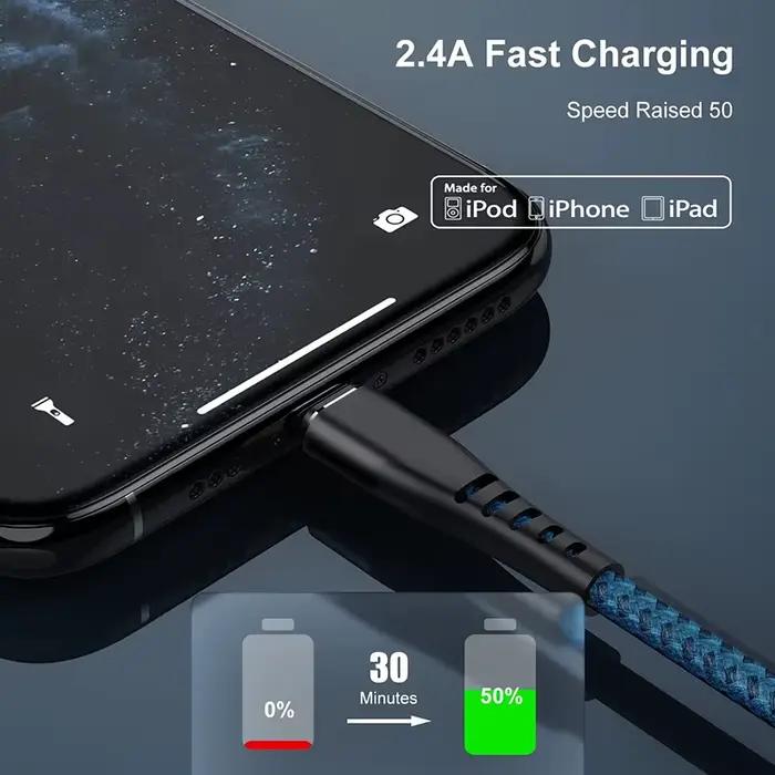 Câble USB certifié MFi