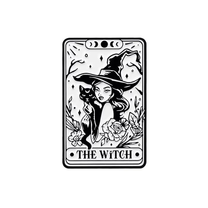 Accessoires de sorcière magique, épinglettes pour sacs à dos, étui à bombes, badges sur sac à dos, cadeau de nouvel an, broche pour vêtements