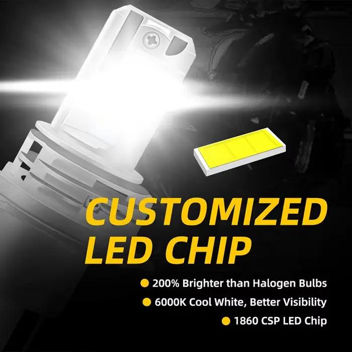 H4 LED Moto Phare Ampoules Salut Lo Faisceau Moto Lumières Pour Yamaha Kawasaki Suzuki H4 LED Lampe Avec Canbus Moto Phare