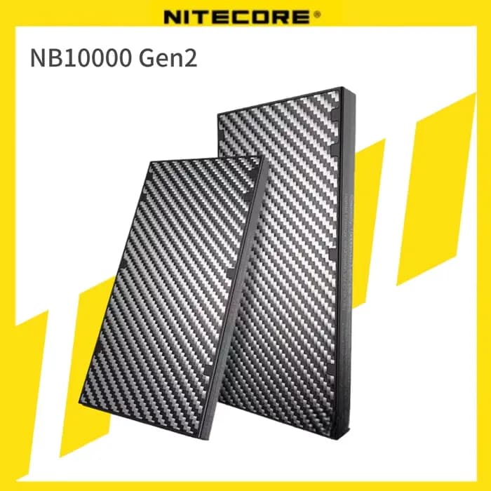 NITECORE NB10000 GEN2 10000 mAh batterie externe Ultra léger charge rapide chargeur Portable pour iPhone HUAWEI