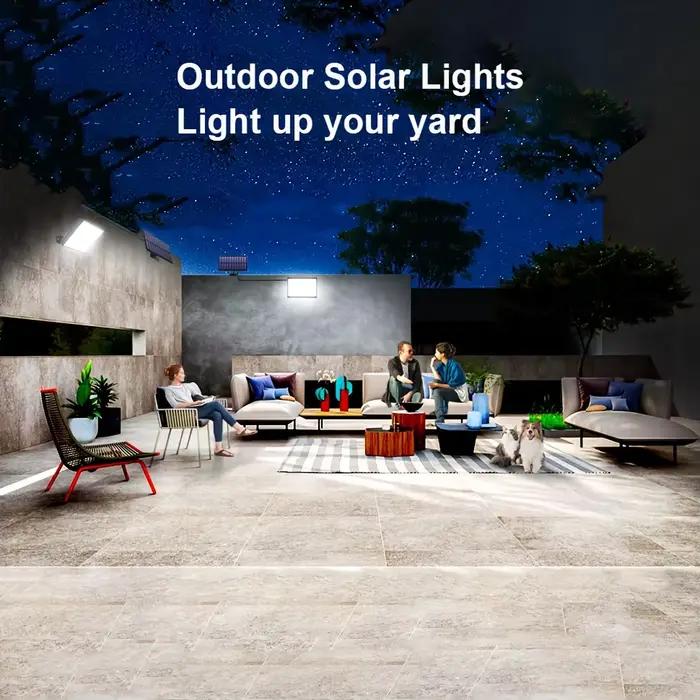 Lampe solaire extérieure à détecteur de mouvement 400 LED
