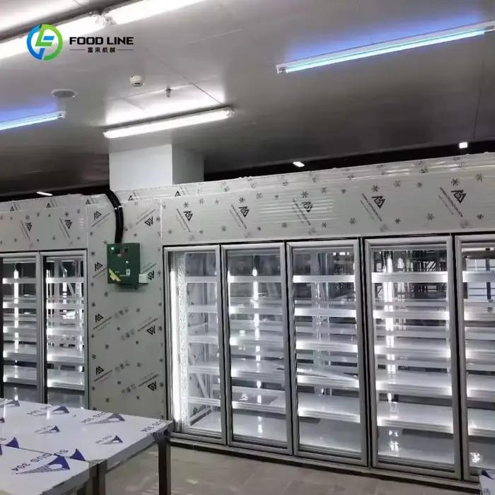 Chambre froide de petite taille avec équipement de réfrigération solaire pour la viande