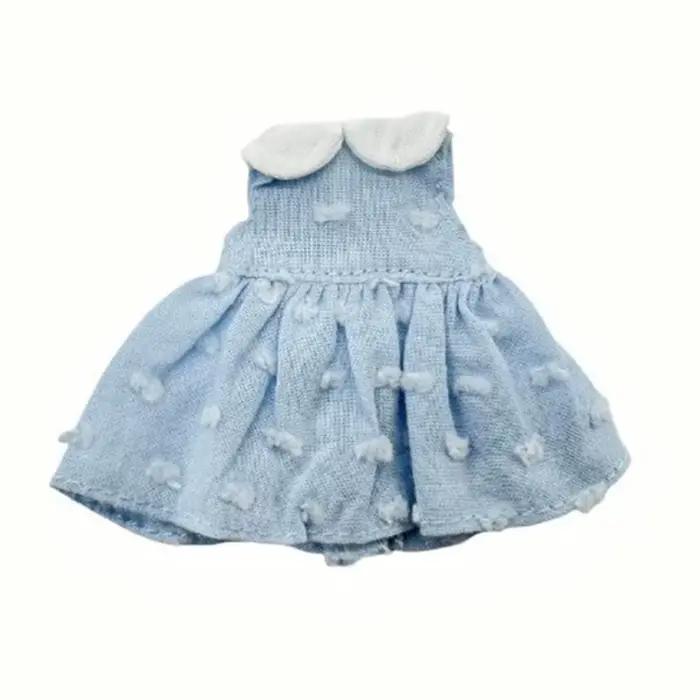 Robes à pois faites à la main pour poupées, vêtements multi-styles, hauts, jupes, accessoires, tenues sans manches pour poupées