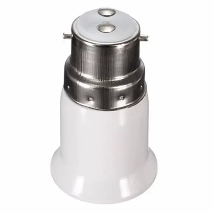Adaptateur d'ampoule à baïonnette B22 à vis Edison E27, support de convertisseur de lampe, adaptateur de lumière, support de lampe, pièces d'éclairage, 2 pièces