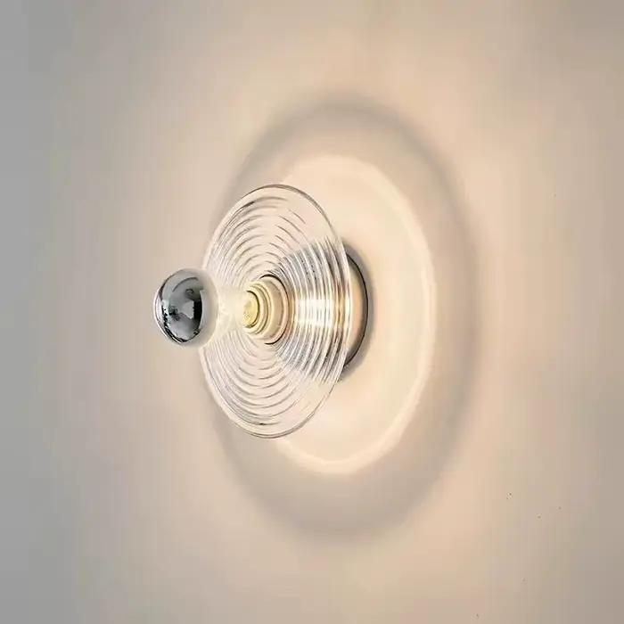 Lampe murale en verre coloré style nordique, design rétro, éclairage coloré pour couloir, porche, plafonnier décoratif