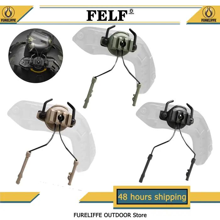 Support de casque tactique, adaptateur de Rail de casque rapide, support pivotant, accessoires de casque d'oreille de tir Airsoft, équipement tactique
