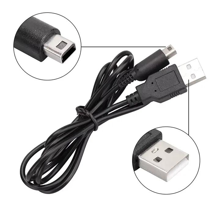 Chargeur de données USB, câble d'alimentation pour DS Lite DSL NDSL pour NDSi 3DS nouveau 3DS XL LL NDS GBA SP