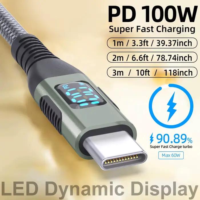 Câble USB C vers USB C 100W