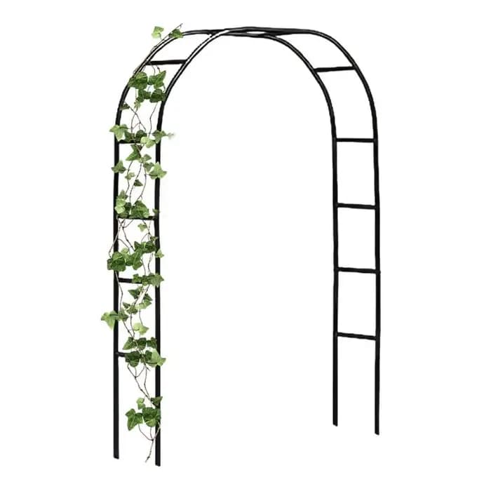 En treillis d'arc extérieur en métal, treillis de jardin pour plantes grimpantes, décor de ballons, tonnelle, décoration de mariage, cadre de fleurs, toile de fond