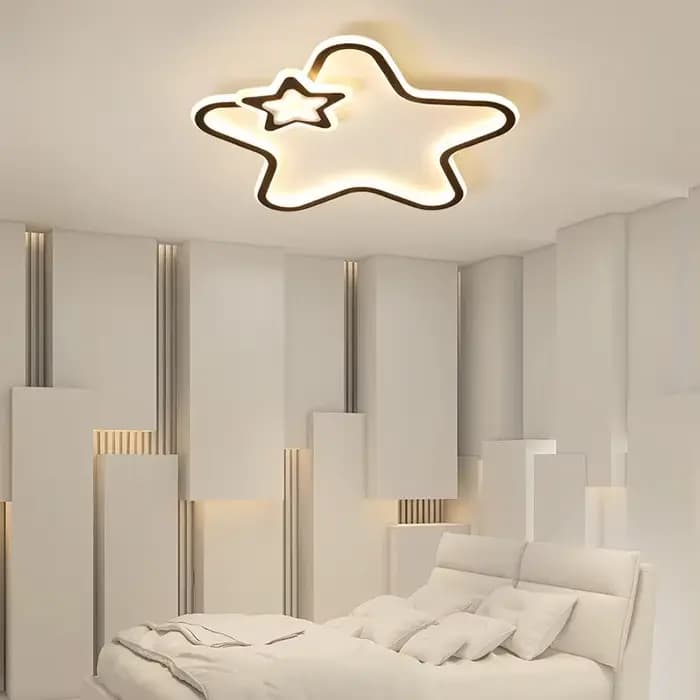 Étoile moderne LED plafonnier pour enfants salon étude allée balcon lustre intérieur décor à la maison luminaire Lustre