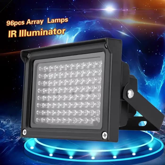 96 LEDS IR illuminateur rangée lampes infrarouges Vision nocturne extérieure étanche pour CCTV caméra de sécurité lampe de photographie