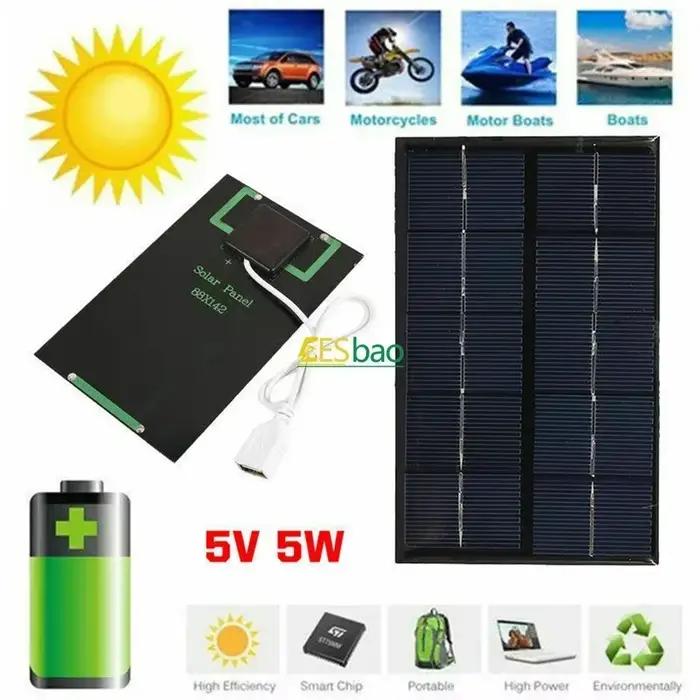 Panneau solaire USB étanche