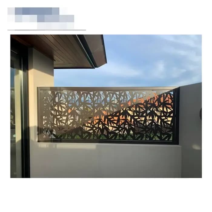 Kits de panneaux en aluminium imperméables de conception moderne de vente chaude pour murs et clôtures de maison