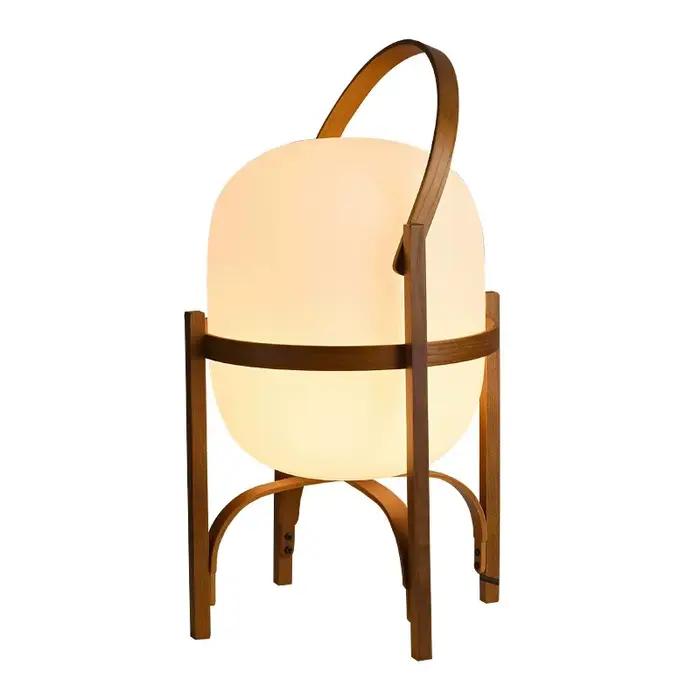 Moderne japon Design noyer bois LED lampadaire maison créative éclairage décoratif étude salon chambre lampe de chevet