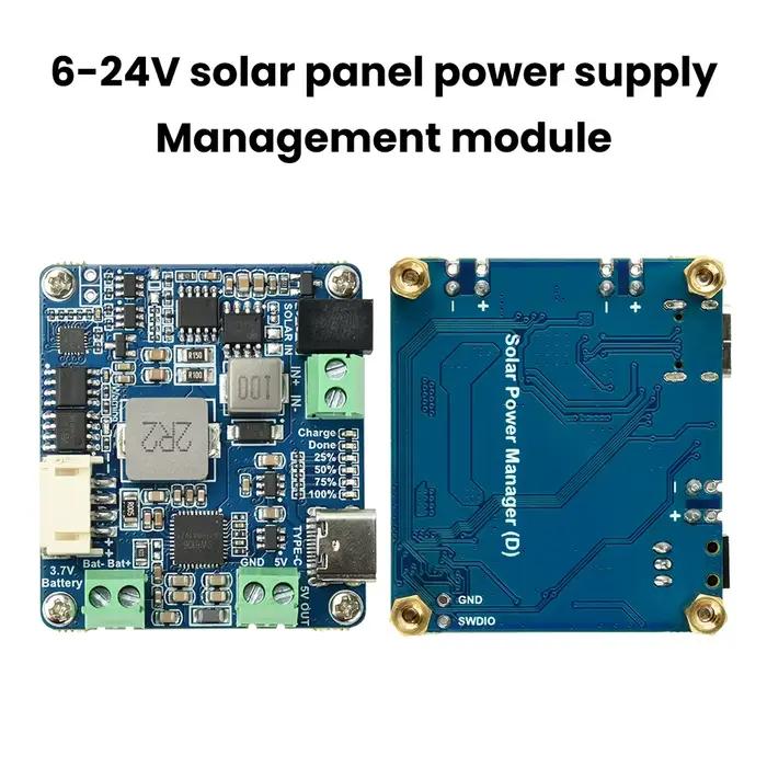 Module de gestion d'énergie solaire D pour Arduino/Jetson/Raspberry Pi