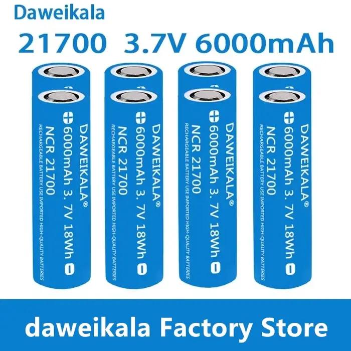 Batterie Li-ion grande capacité 21700 3.7V 6000mAh