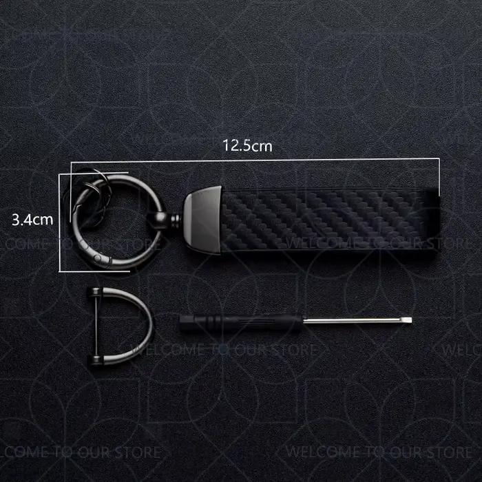 Porte-clés de voiture pour INITIALE PARIS Captur Clio, Logo de couleur française, widget en métal, accessoires d'ornements en cuir et Fiber de carbone