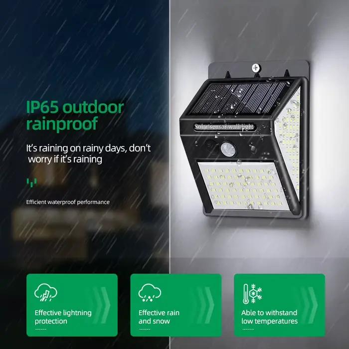 Lampe Solaire LED avec Capteur de Mouvement
