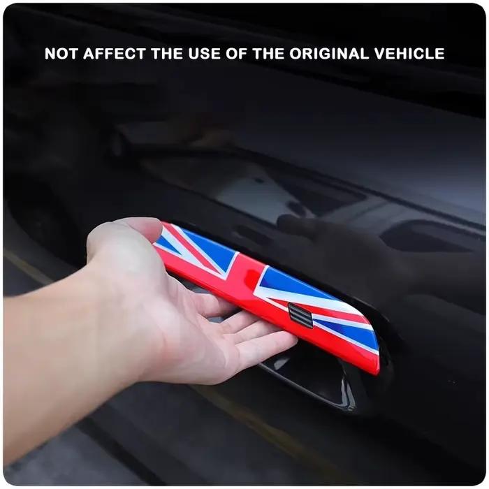 Couverture de panneau de poignée de porte extérieure de voiture, autocollants décoratifs pour Mini Countryman JCW U25 J01 EV J05