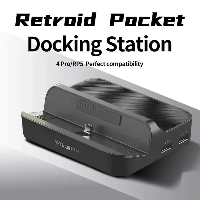 Station d'accueil Retroid Pocket 5 pour Retroid Pocket 4 Pro / RP5 / Retroid Pocket Mini Console de jeu, accessoires personnalisés
