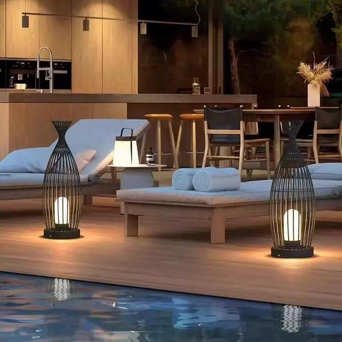 Lampadaire extérieur étanche pour Villa pelouse jardin cour piscine décor à la maison luminaire de sol lampe de paysage