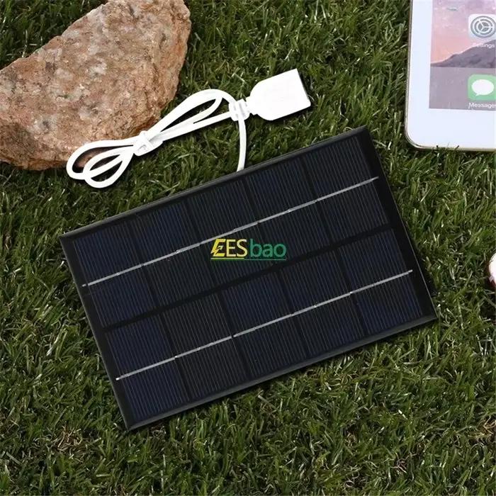 Panneau solaire USB étanche