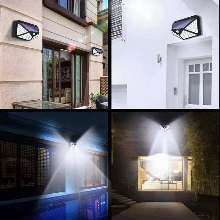 Lampe solaire LED multifonctionnelle avec détecteur de mouvement