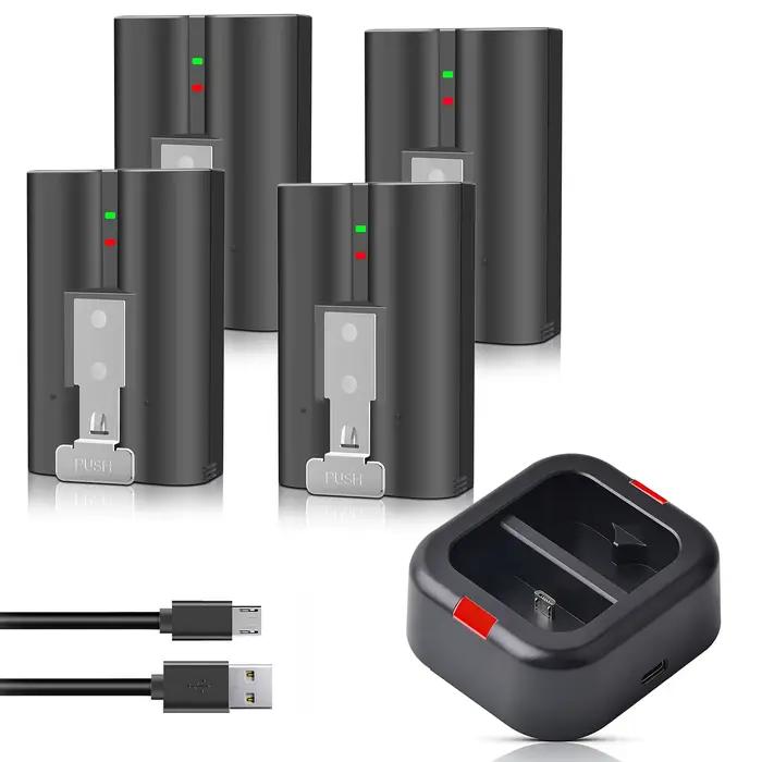 Batterie TAVT RV4 et station de charge rapide double pour sonnette vidéo Ring 2/3/4/3 Plus