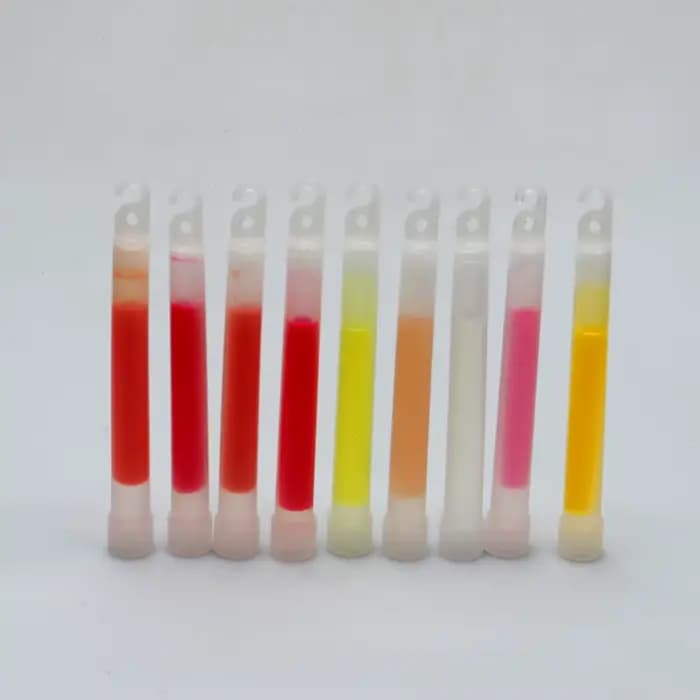Mini Bâtons Lumineux Fluorescents Portables avec Crochet, Décorations de ixd'Urgence de Camping, Accessoires de Club, 6 Pouces