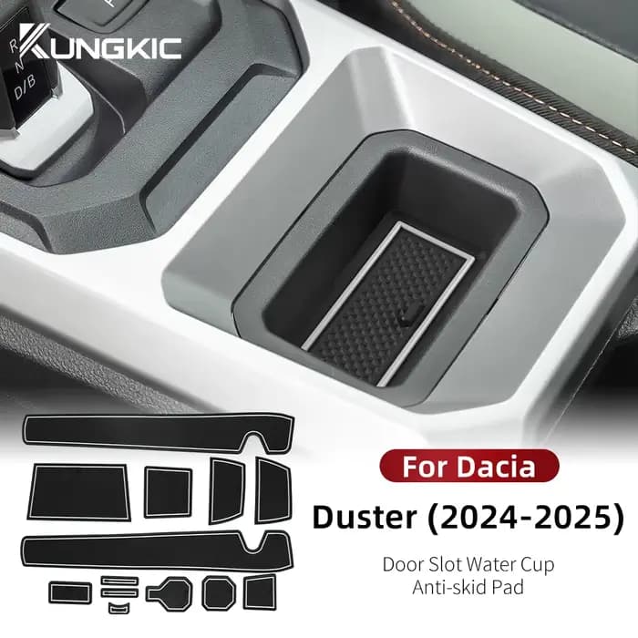 Tapis de fente antidérapant pour Dacia Duster 3 2024 2025, rainure de porte de voiture, garniture intérieure automobile, accessoires Dacia Duster3